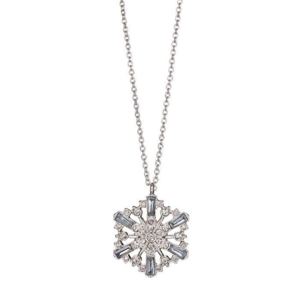 Sterling Silver Winter Snowflake Necklace ❄️